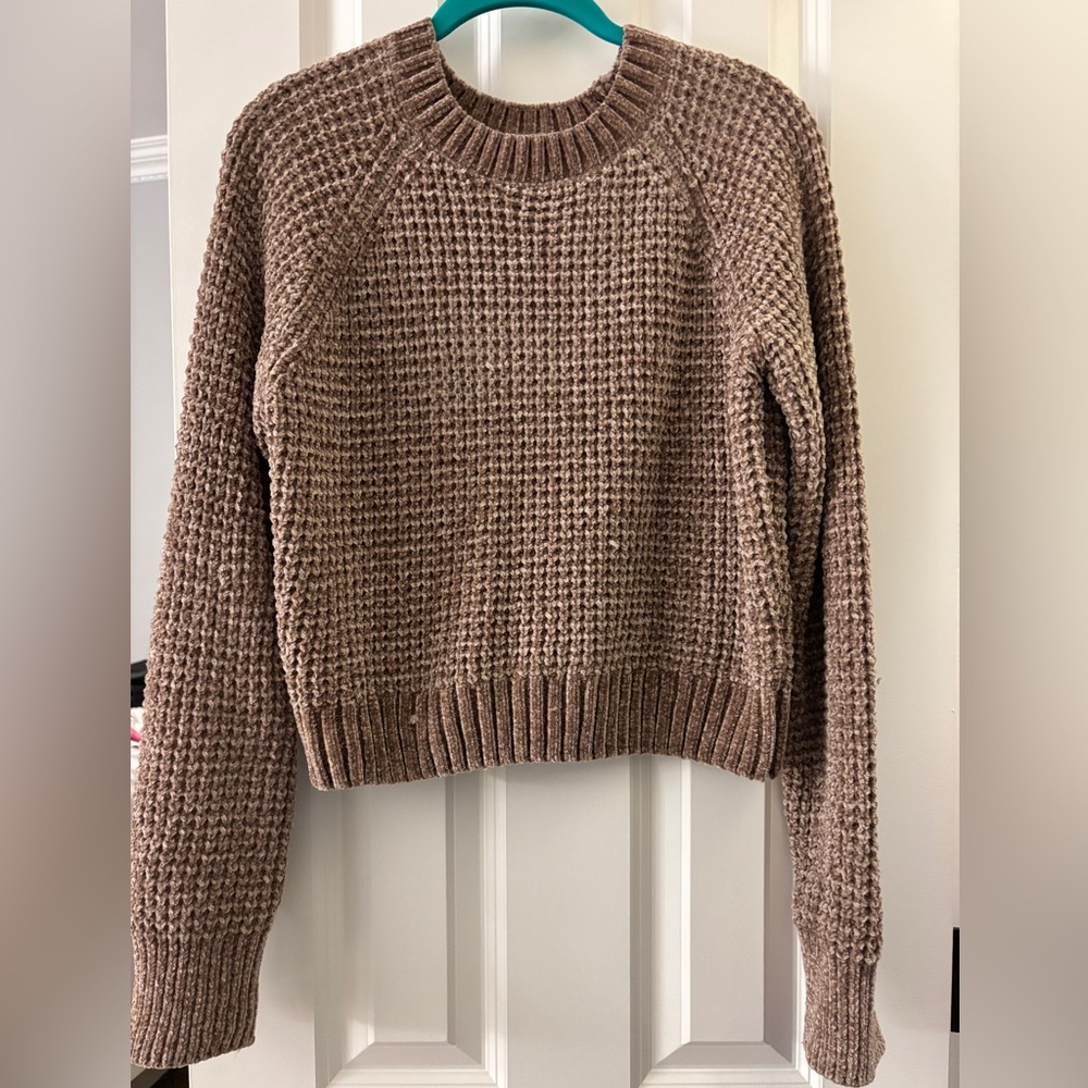 Altar’d state Brown Knit Sweater